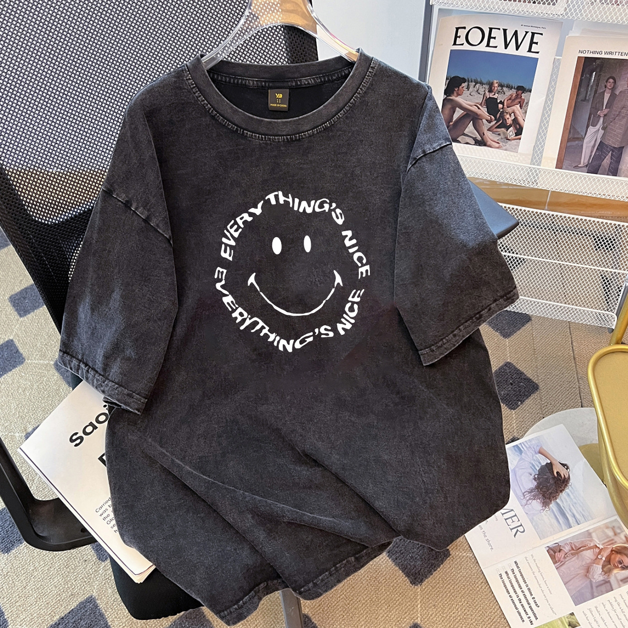 Camiseta manga corta casual
