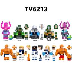 外贸货品TV6213电视电影系列益智拼装积木人仔玩具OPP袋装