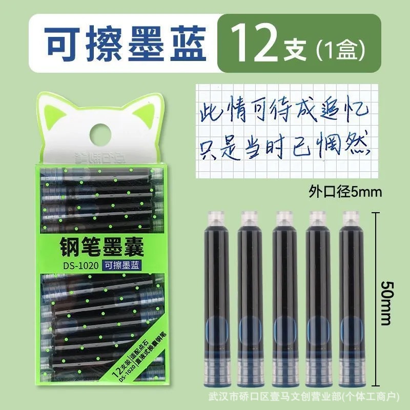 DS1020 [erasable ink blue] 12 ink bags