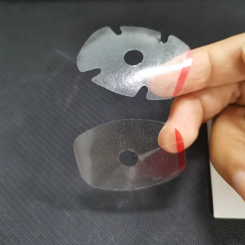 Envío gratuito gafas de procesamiento antideslizante pegatinas accesorios de la lente antideslizante película protectora de doble cara pegatinas a juego de gafas antideslizante pegatinas