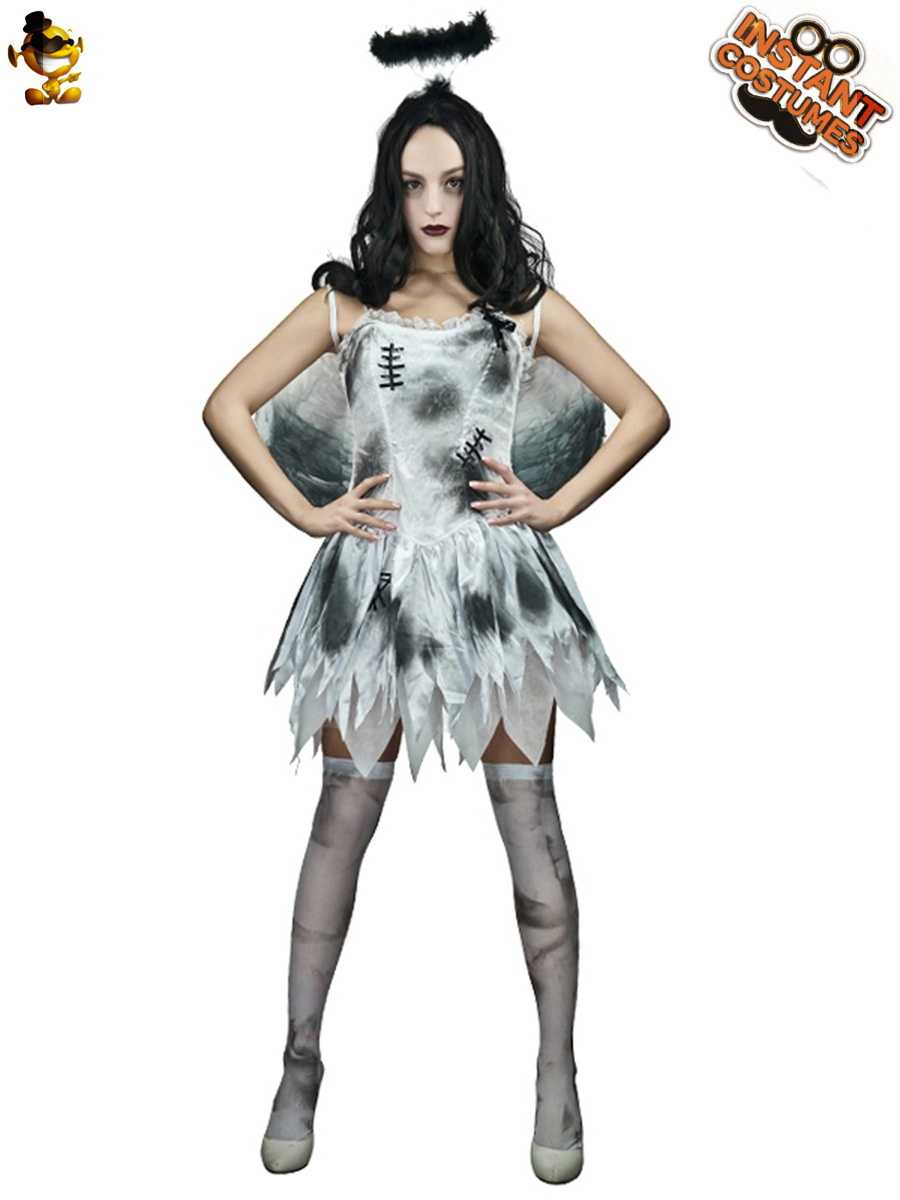 Halloween adulto fantasma novia Cosplay partido traje Big Girl Zombie etapa rendimiento traje Cosplay