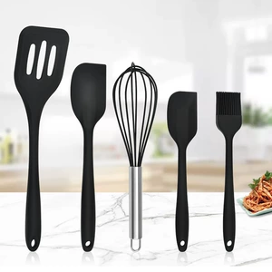 (Оптовые продажи), силиконовая кухонная утварь, комплект, скребок, 5 шт