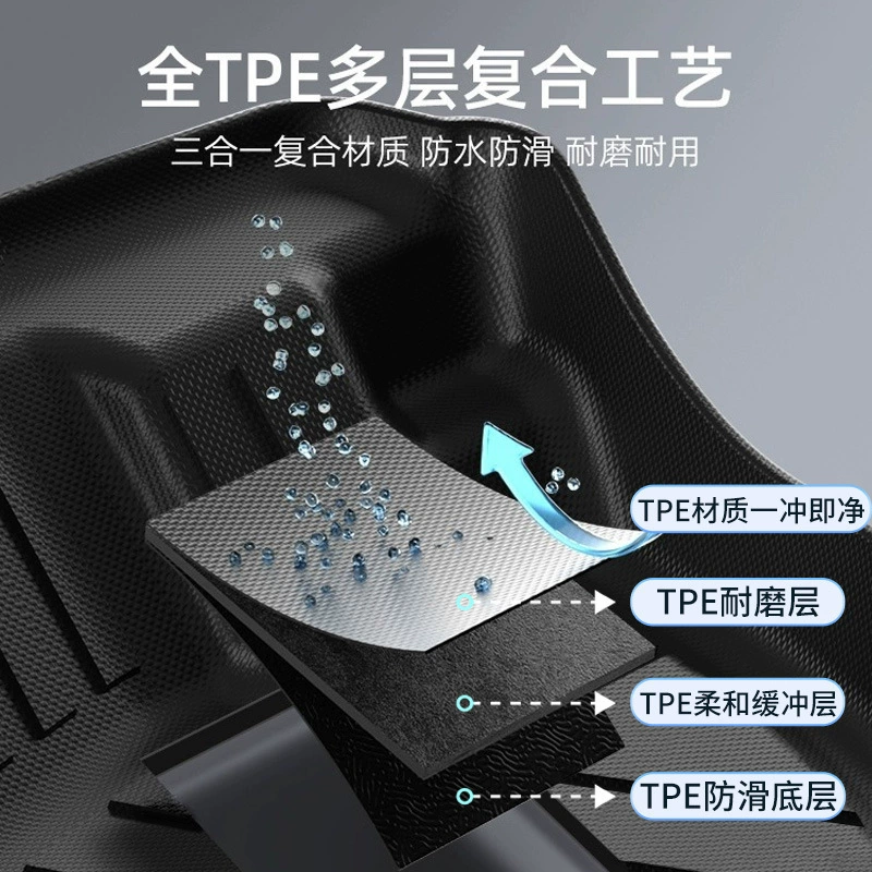 Подходит для серии GAC Trumpchi, специальные 14-25 модели gs8 ga3 gs5 gs3 shadow speed, автомобильные половые коврики из ТПЕ