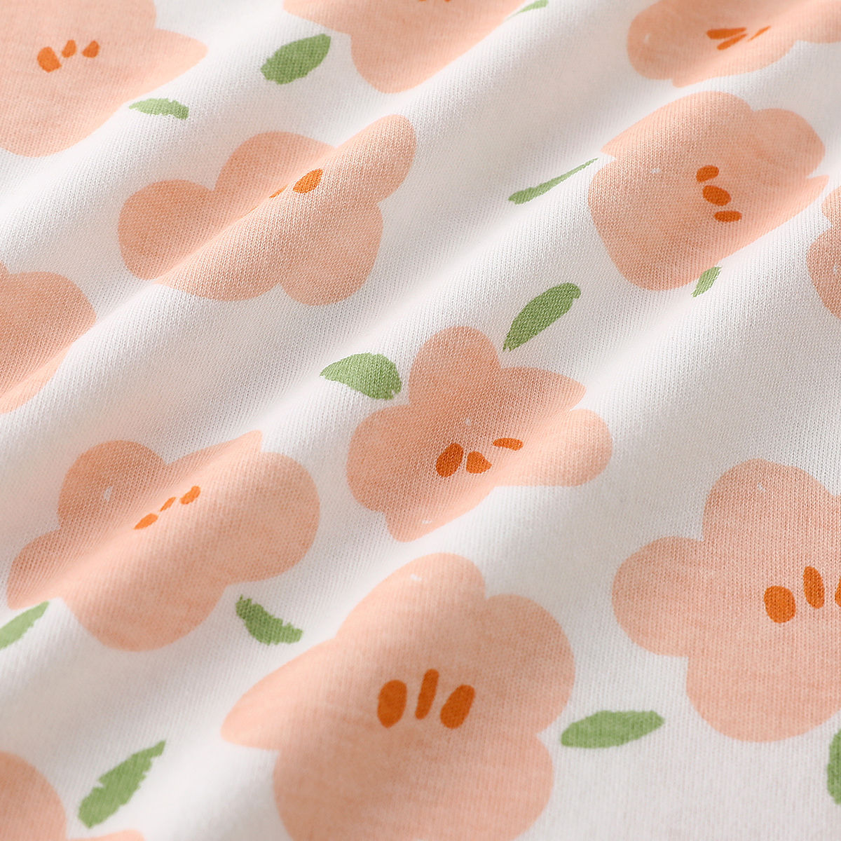 잠옷 킥 방지  소녀 잠옷 봄과 가을 긴 소매 잠옷 어린이 집 옷 올인원 면 올인원