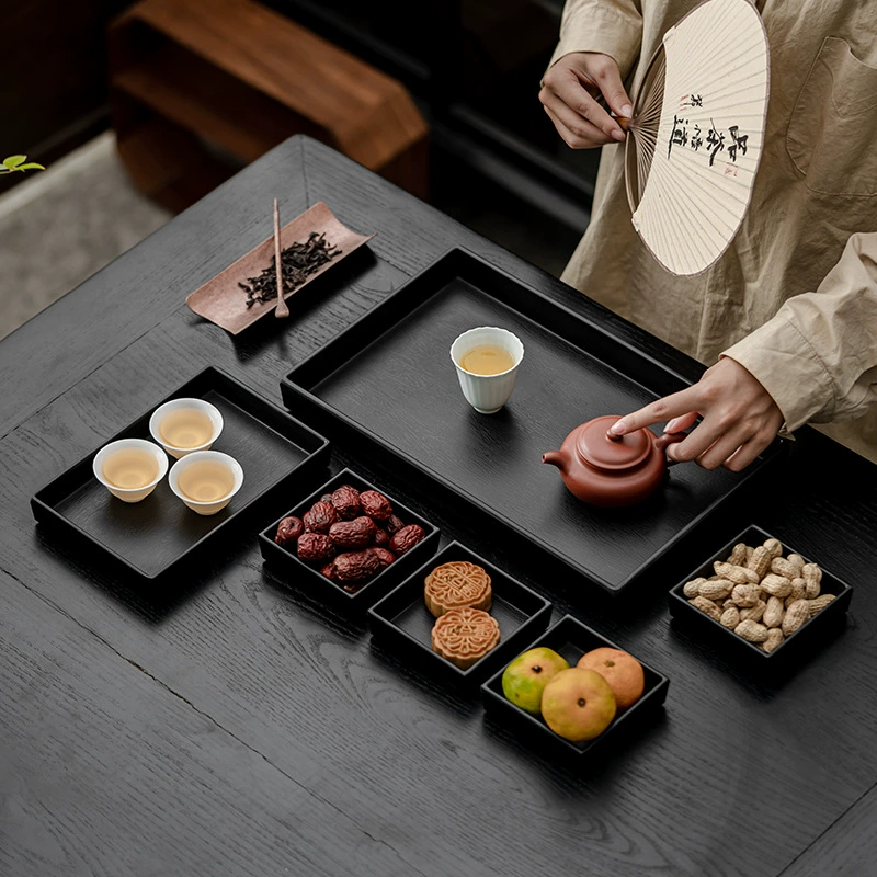 Чайная плита Бытовая тарелка с фруктами чайный столик поднос для закусок Закусочная тарелка гостиная пять Дворцовая сетка чайный набор аксессуары украшения