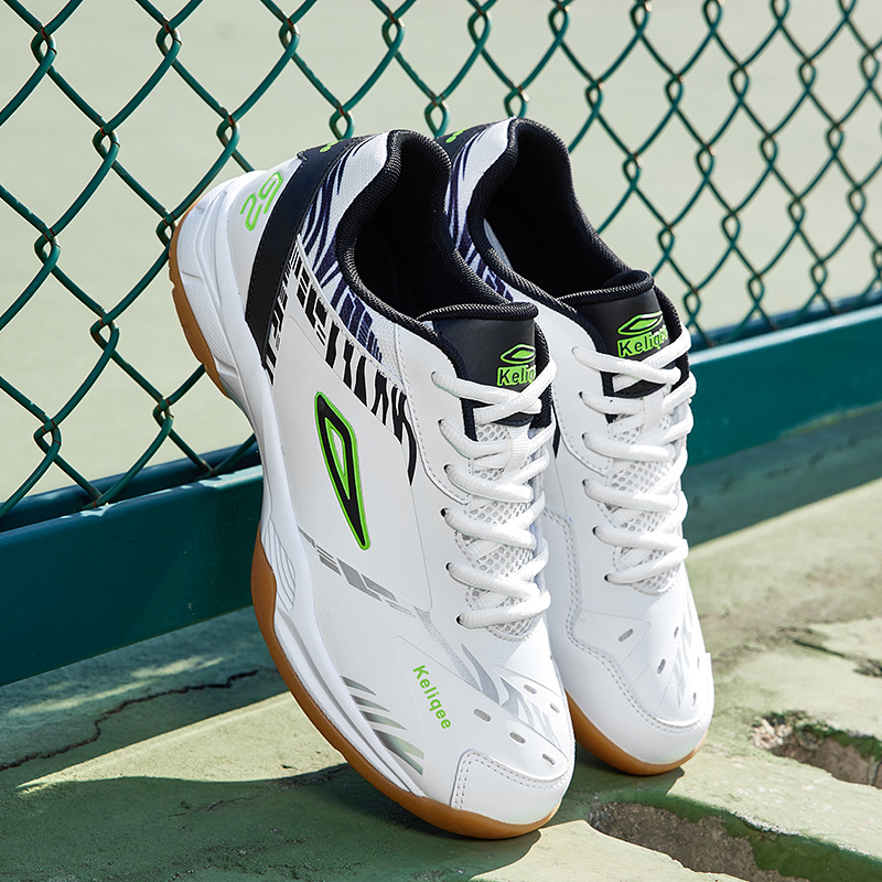 Nuevos zapatos de tenis unisex de comercio exterior zapatos de bádminton ligero transpirable cuatro generaciones quinta generación transpirable resistente al desgaste