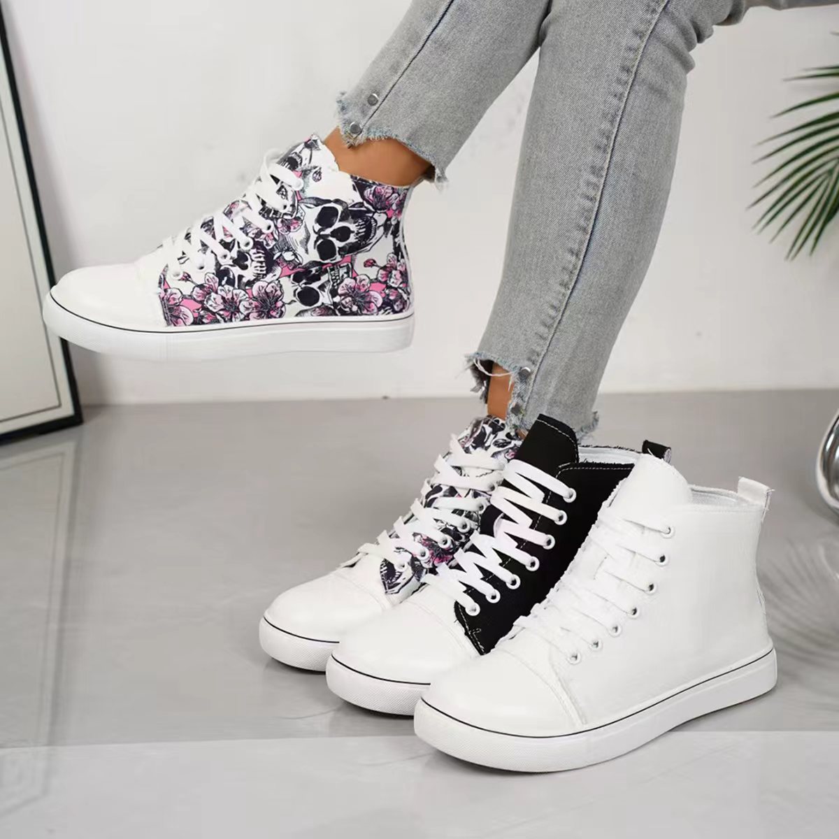 春秋季新款女鞋韩版透气学生帆布鞋女男潮鞋ins情侣秋季休闲板鞋