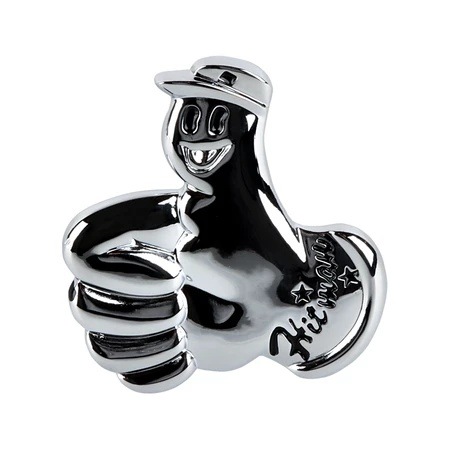 Cross-Border Hot-Selling Car Modified Wiper Ball Finger Wiper Personalized Gesture Wiper Funny Car Wiper Silver