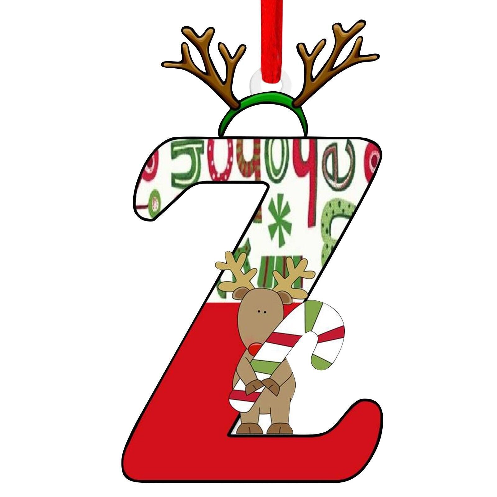 Nuevo alfabeto inglés creativo transfronterizo acrílico plano árbol de Navidad decorativo regalo de decoración de fiesta image 31
