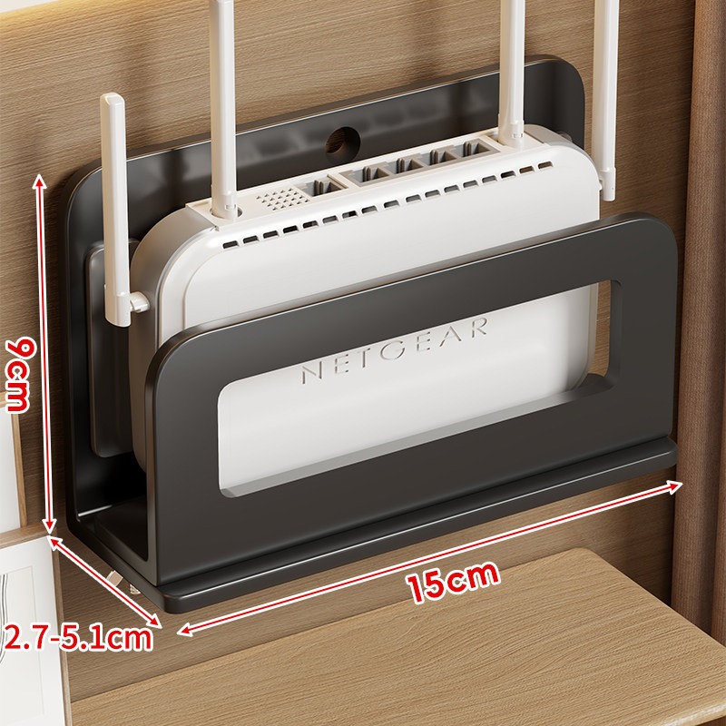 Estante de Almacenamiento para Router y Decodificador, Retráctil, Sin Perforación, para Pared