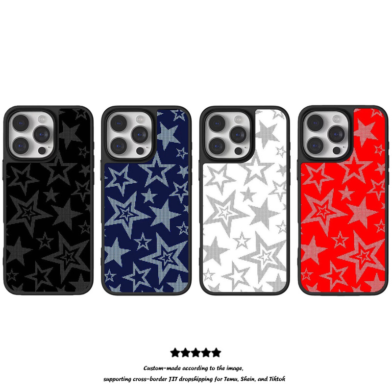 Starry Sparkles case for Apple 17 Pro, iPhone 16 Pro, magnetic MagSafe, silver frame, custom-made Starry Sparkles case for Apple 17 Pro, iPhone 16 Pro, magnetic MagSafe, silver frame, custom-made