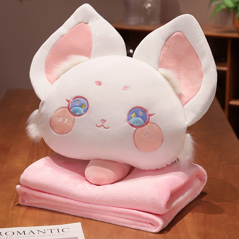 흰 여우 미소 베개 (담요 없음)/0.4kg