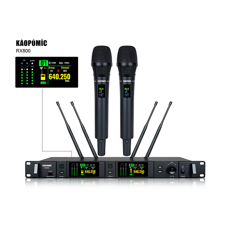Uhf Wireless Microphone Infrared Frequency Stage Performance Wedding Hosting Conference Home Entertainment Ktv Wireless Microphone