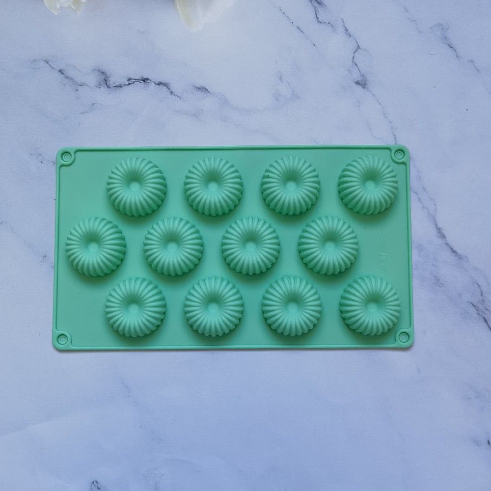 12 donuts de encaje 343 dulces pudín molde de postre pastel de decoración inserto utensilios de cocina para hornear