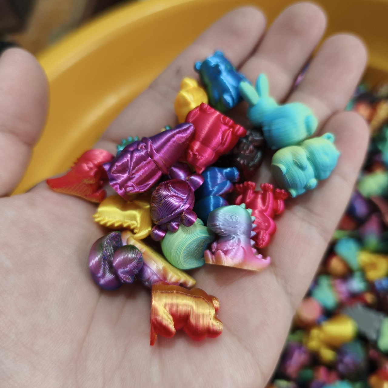 Micro landscape, cute small toy, 3D 2