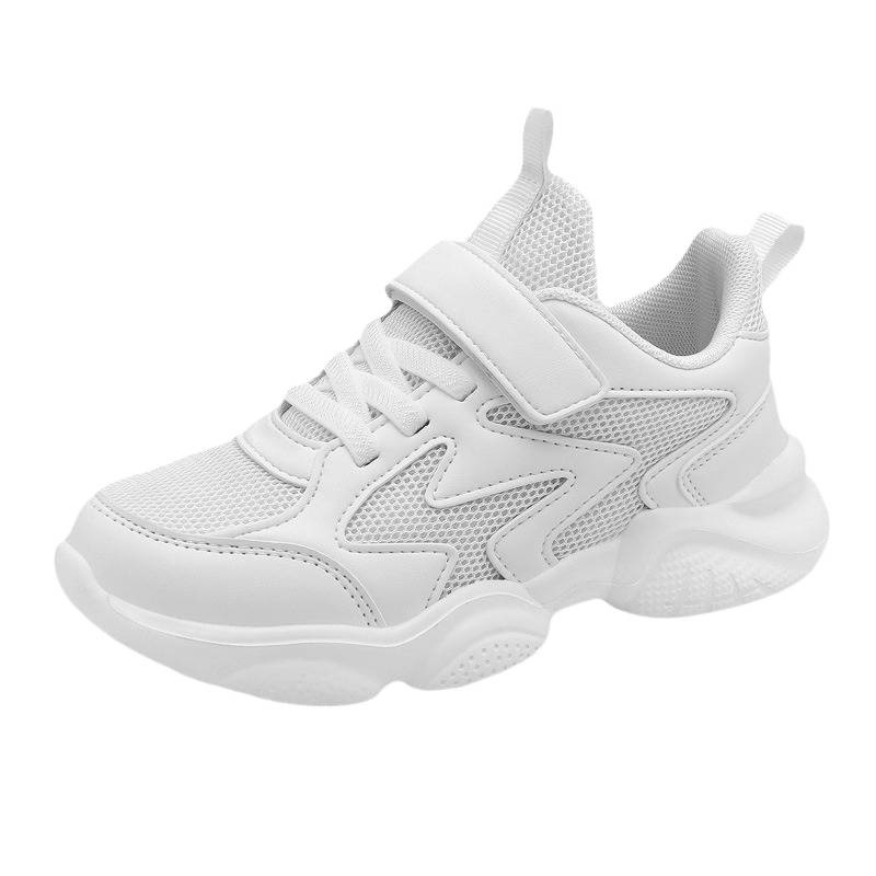 Niños 2025 primavera y otoño nuevos zapatos deportivos blancos zapatos blancos zapatos para niños zapatos para niñas zapatos casuales para niños zapatos de skate
