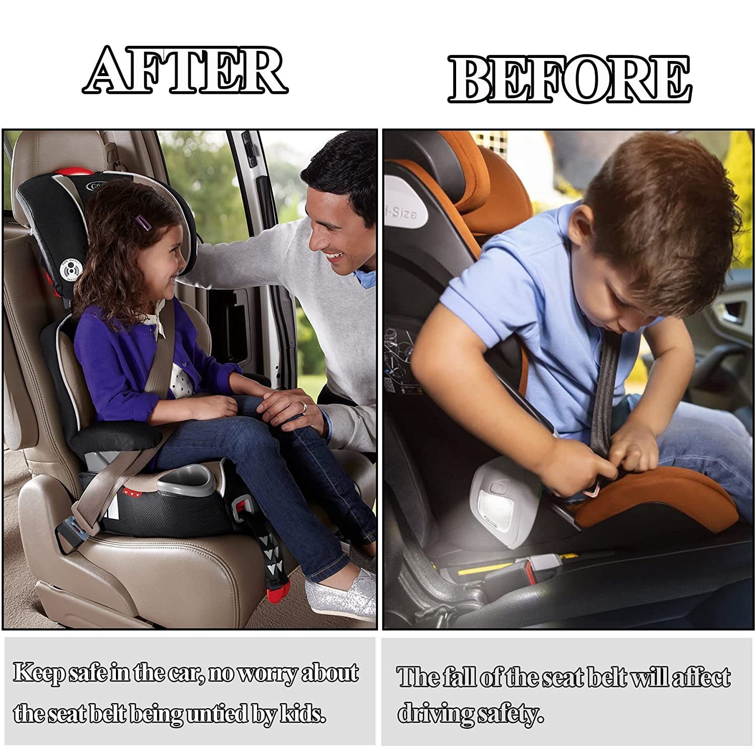 Cross-Border Safety Belt Lock Cover to Prevent Children from Accidental Opening Safety Buckle Card Holder Safety Belt Lock Protective Device in Stock