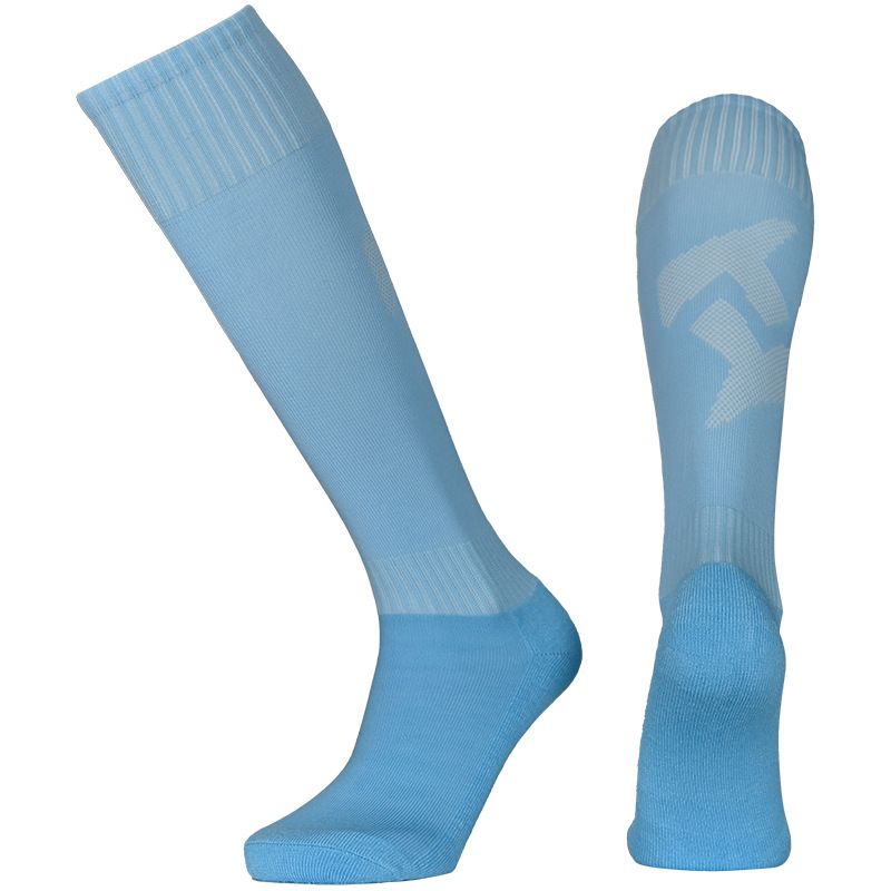 New Solid Color Football Socks, Stockings for Men, Thickened Towel Bottom, Over-The-Knee Adult Stockings, Sports Socks, Children's Socks