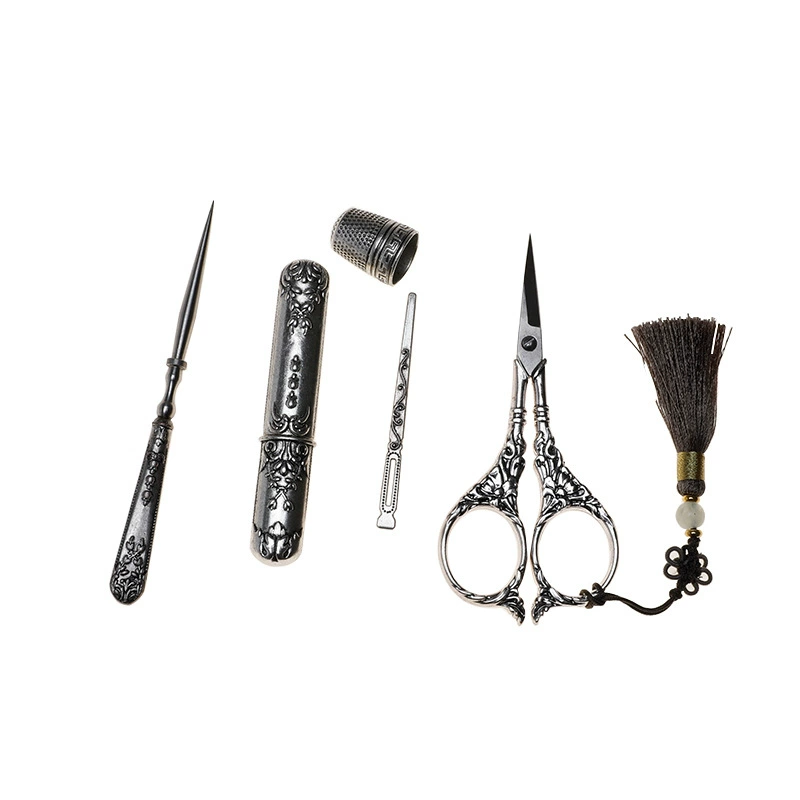 Пretro scissors stainless steel, набор инструментов, с вышивкой