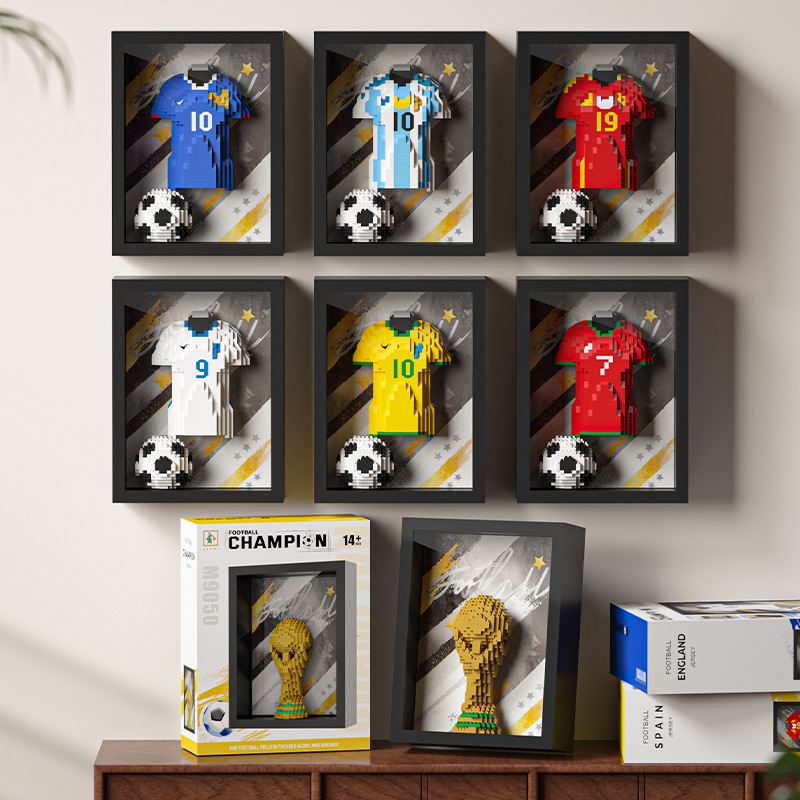 Usa, Canada, and Mexico World Cup Football Merchandise Toys, Trophy, Jerseys, Commemorative Photo Frames, Ornaments, Building Blocks, Cross-Border