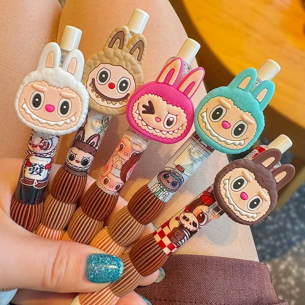 Little Monster Pen, Cute Little Rabbit Retractable Pen, High-Value and Adorable, Popular among Girls, Gel Pen, 3D Ballpoint Pen 5