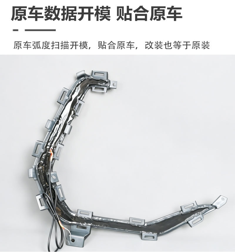 Suitable for 24-26 Models of Geely Galaxy E5 Daytime Running Lights and Proton E.Mas7 Modified Led Front Bumper Lights Decorative Lights