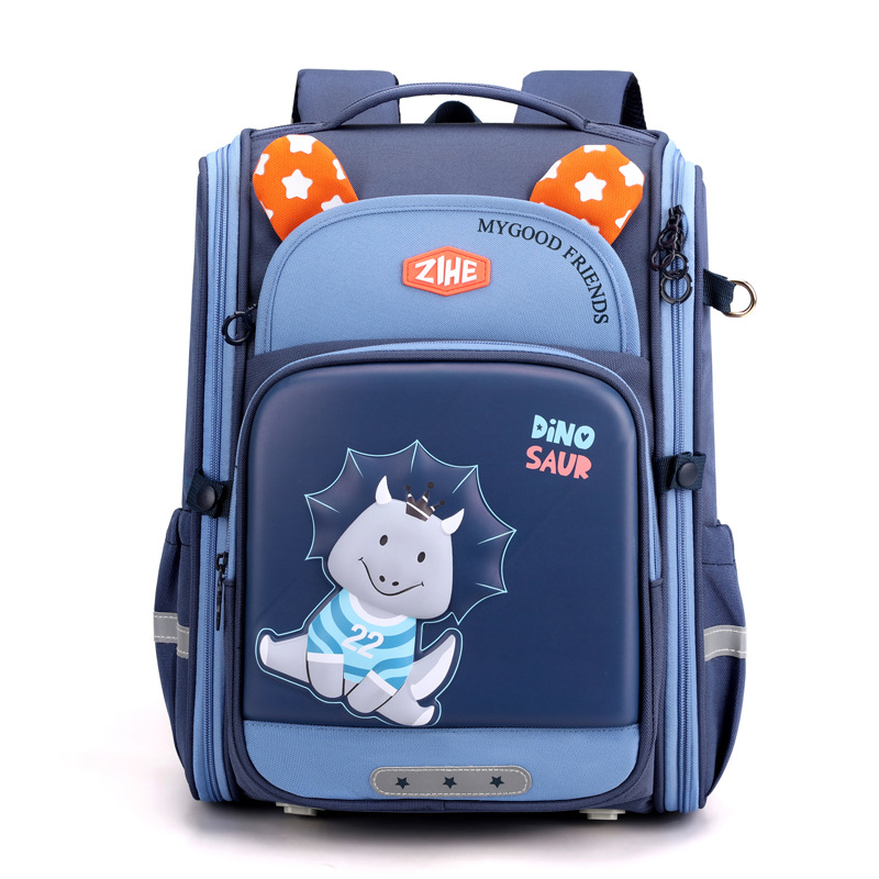 Bolsas escolares para niños transfronterizos Bolsa de espacio 3D de dibujos animados de escuela primaria estudiante mochila protección de la columna vertebral Niña de cuarto grado Escuela primaria