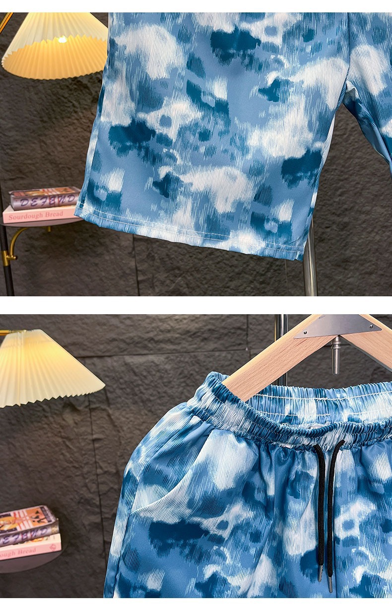 Shorts de plage imprimés pour homme coupe ample séchage rapide_voghion.com