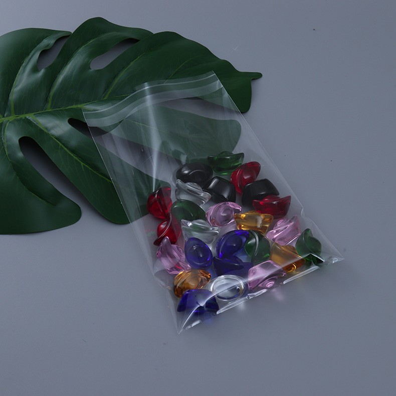 现货批发8*14cm OPP不干胶自粘透明塑料袋饰品玩具包袋加厚服装袋