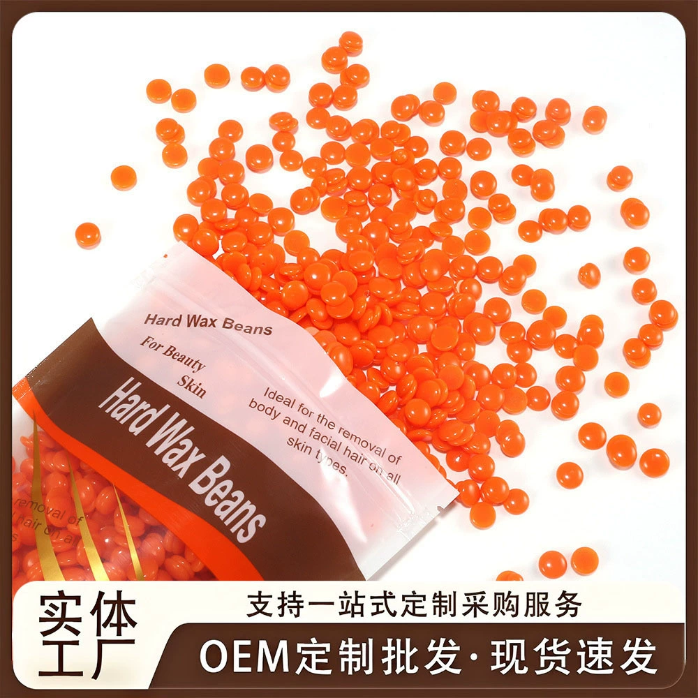 Твердый воск для депиляции без использования бумаги, восковые гранулы из пчелиного воска, 300 г, пакет A216, цветной, для удаления волос