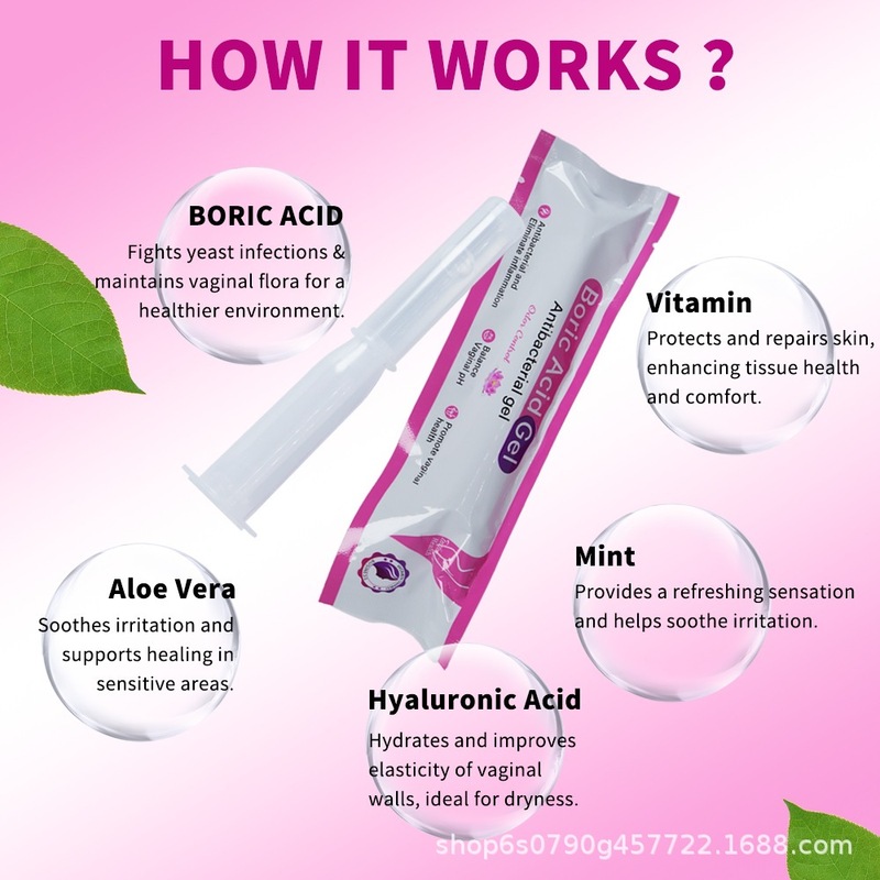 Women Boric Acid Vagina Gel Boric Acid Cleaning Gel硼酸凝胶|undefined