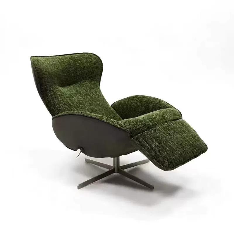 Silla de gravedad cero diseñador de lujo ligero italiano nuevo balcón sala de estar de alta definición sillón de almuerzo sofá individual