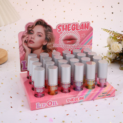 国境を越えた人気のSHEGLANリップエッセンスオイル変色リップグロス保湿保湿リップオイルリップケア