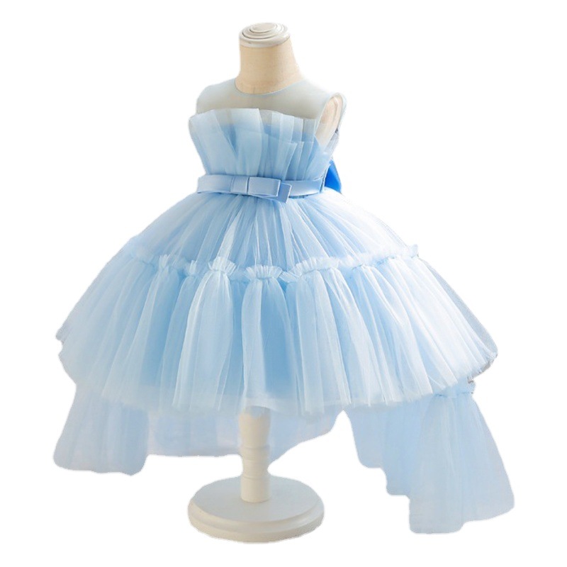Vestido de malla para niñas vestido para niños 2023 Nuevo vestido de princesa para niña vestido de niña de alta gama al por mayor