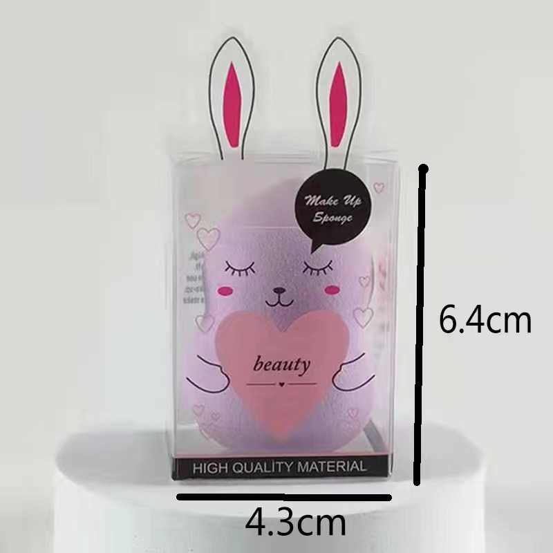 Huevo de maquillaje en polvo soplo húmedo y seco de doble uso Gourd oblicuo corte gota de agua huevo de belleza se hacen más grandes cuando se exponen al agua huevo de maquillaje al por mayor image 5