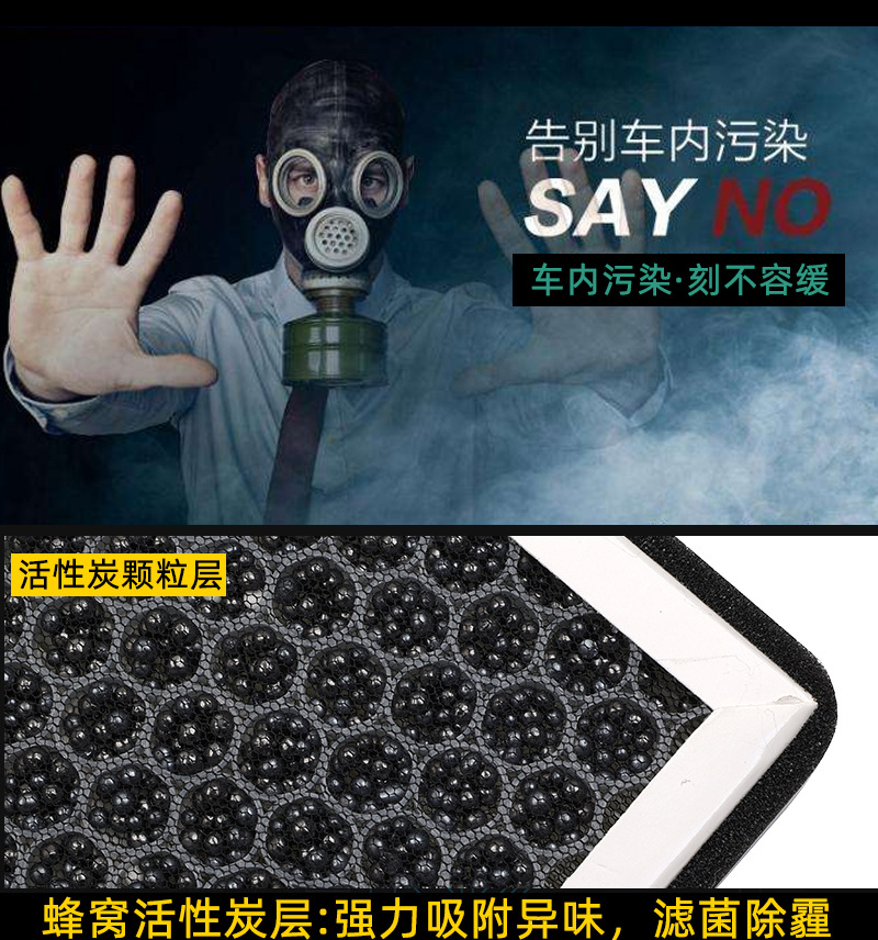 Suitable for Byd Aromatherapy Car Air Conditioning Filter Car N95 Anti-Smog and Formaldehyde Removal Filter Element