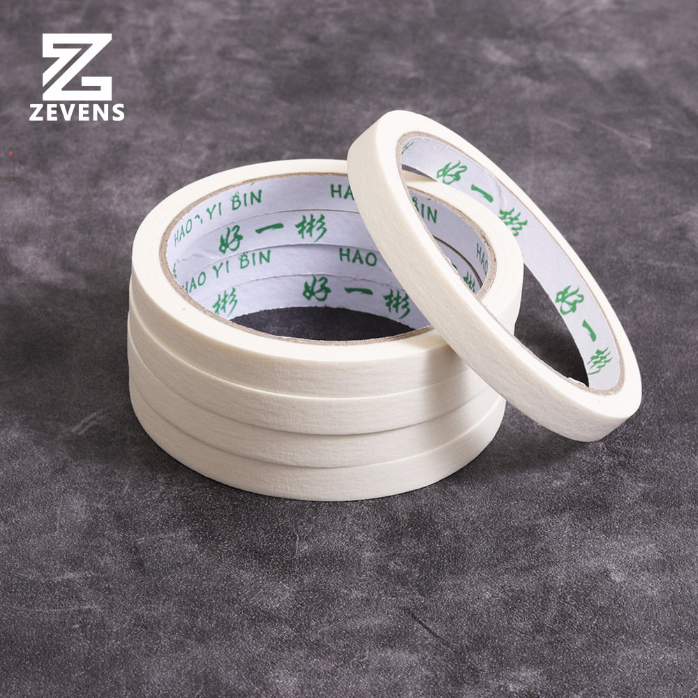 美紋紙膠帶 皮邊上邊油保護皮面 皮具製作輔助工具 寬10mm長20m
