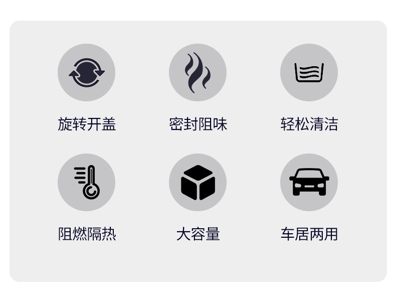 Cross-border car ashtray, sealed and rotating, prevents ash from flying, creative and high-end, an in-car accessory to prevent ash from falling