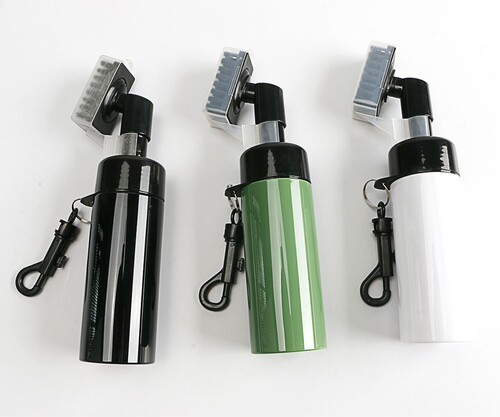 New anti-leakage】golf ball groove sprinkler brush kettle brush push-type golf club spray cleaning brush