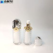 厂家直供新款扁状乳液瓶精华瓶隔离霜瓶分装瓶按压diy护肤品包材