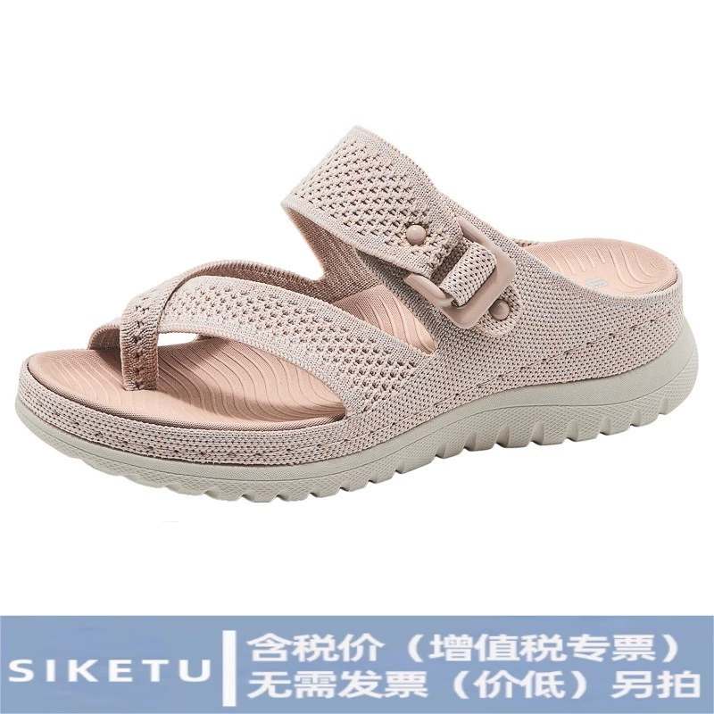 L1902-2 Amazon европейские и американские сандалии для спорта и отдыха, новые женские сандалии на толстой подошве с вырезом на липучке 2025 года