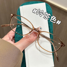 纯钛小框超轻近视眼镜女士专业可配高度数镜片素颜神器显白眼镜架