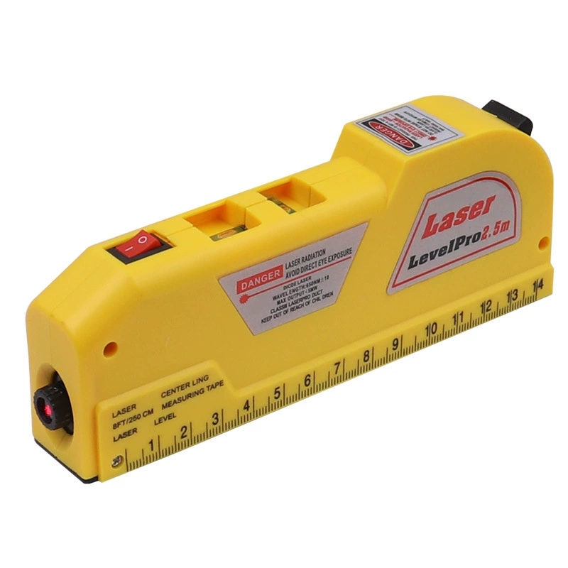 Portable decoration measurement tool 4 -in -1 laser horizontal ruler laser rolls with infrared small levels