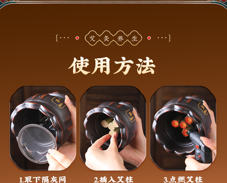 Bian Stone Fire Dragon Cupping Jar Moxibustion Massage Tool for Body Meridian Gua Sha Wellness preparation
