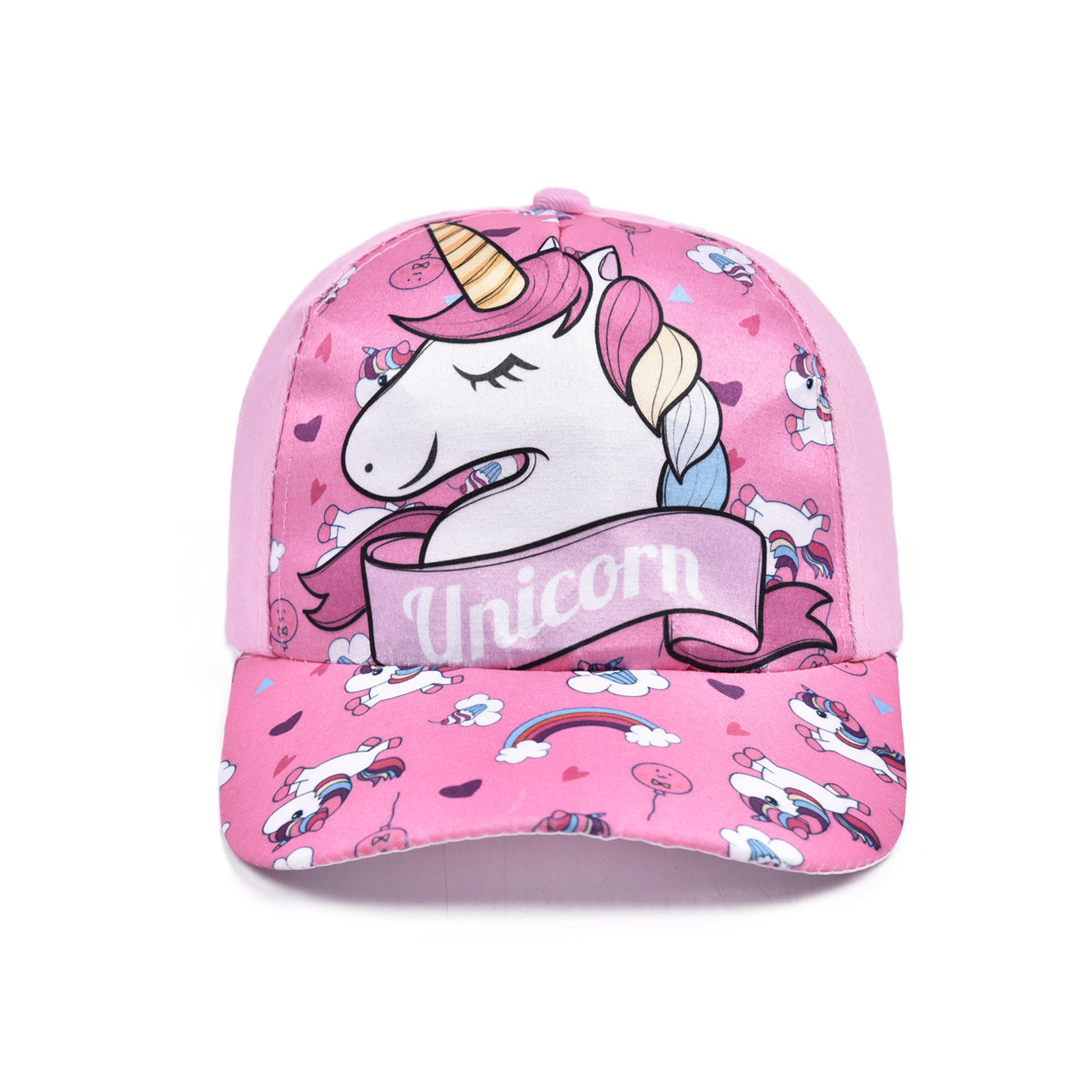 핑크 글자 유니콘-어린이 디지털 인쇄