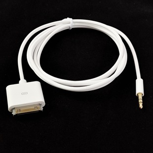 1.5��iPhone iPad 30pin�D���w3.5mm�B�Ӿ� ��܇AUXݔ�뾀���l��