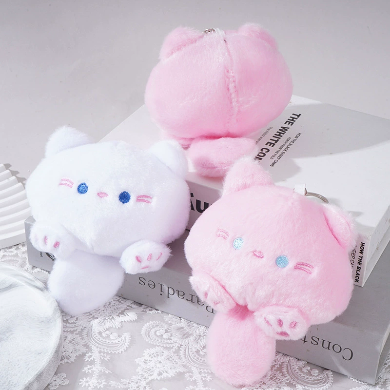 Милый скрипучий котенок плюшевый брелок подвеска креативная сумка сумка украшения захватная кукла игрушка оптом