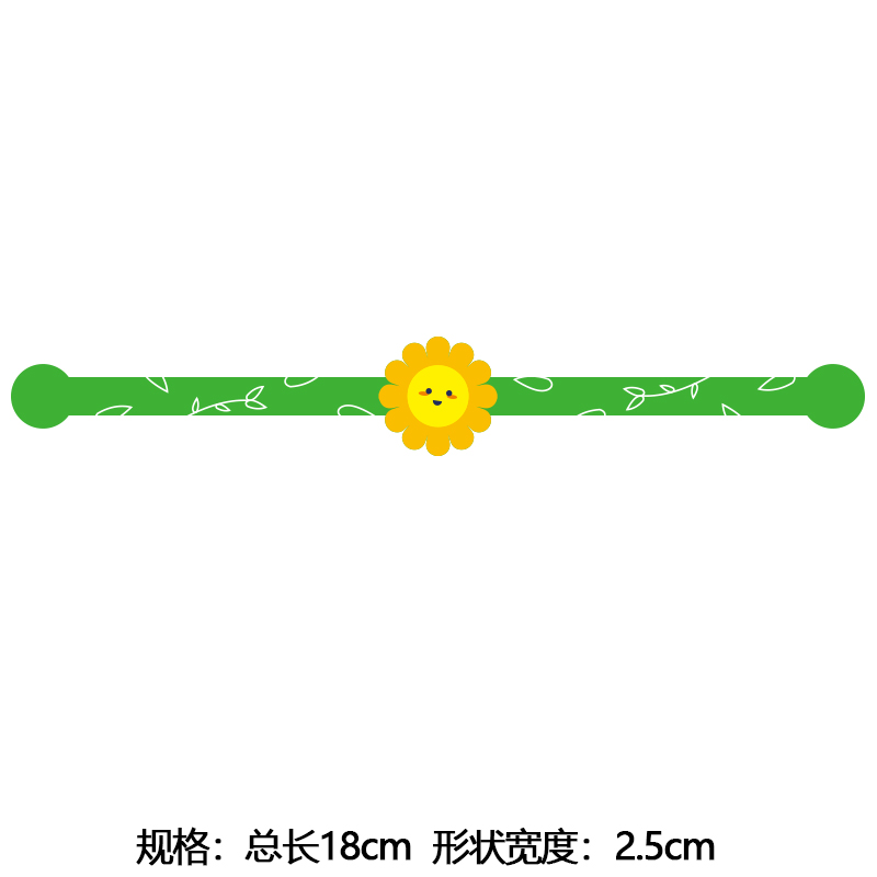 Girasoles verde claro 100 pasteles - caja de pasteles de luna