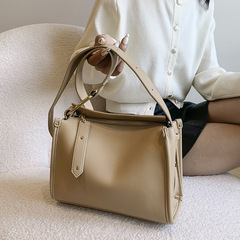 High-Quality Women's Spring and Summer New Pillow Bag Texture PU Single-Shoulder Crossbody Bag Fashion Simple Tote Bag Women's Wholesale