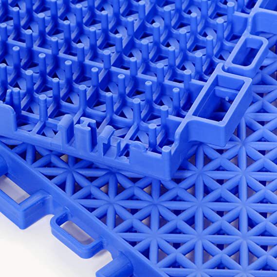 Thickened Hollow Non-Slip Modular Floating Flooring for Kindergartens, Outdoor Basketball Courts, and Sports Fields – Anti-Fall PP Plastic Mat